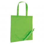 Divertida bolsa de la compra plegable color verde claro