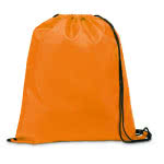 Mochila saco personalizada clásica color naranja
