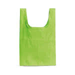 Colorida bolsa de la compra plegable color verde claro