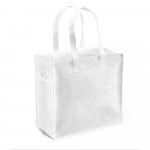 Bolsas tejido no tejido brillante 140 g/m2 color blanco con impresión