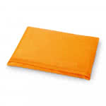 Bolsa compra plegable personalizada color naranja con impresión