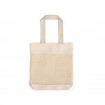 Bolsa con malla personalizada 180 g/m2 color natural