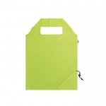 Bolsa plegable de plástico reciclado color verde lima