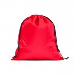 Mochila saco promocional de plástico reciclado Urban Recycled color rojo