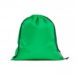 Mochila saco promocional de plástico reciclado Urban Recycled color verde