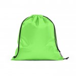 Mochila saco promocional de plástico reciclado Urban Recycled color verde claro