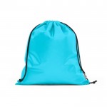 Mochila saco promocional de plástico reciclado Urban Recycled color azul claro
