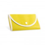 Bolsa plegable de non-woven con asas para el transporte 80 g/m2 color amarillo primera vista
