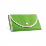 Bolsa plegable de non-woven con asas para el transporte 80 g/m2 color verde claro primera vista