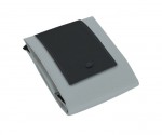 Bolsa plegable non-woven de asas cortas color gris