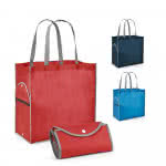 Bolsa no tejida plegable de 80 g/m2 color azul claro vista colores