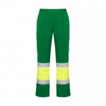 Pantalón de trabajo de alta visibilidad invierno 240 g/m2 Roly Soan color verde segunda vista