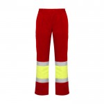 Pantalón de trabajo de alta visibilidad invierno 240 g/m2 Roly Soan color rojo segunda vista