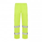Pantalón laboral de alta visibilidad 235 g/m2 Roly Alfa color amarillo fluorescente segunda vista