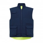 Chaleco laboral reversible alta visibilidad 450 g/m2 Roly Persei color amarillo fluorescente segunda vista