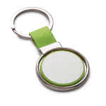 Llavero giratorio para empresas color verde claro
