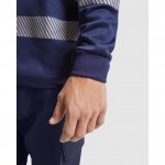 Polo laboral técnico de manga larga 170 g/m2 Roly Atrio LS color azul marino vista detalle 1