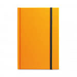 Libretas fluorescentes personalizadas color naranja primera vista