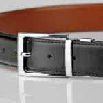 Cinturones personalizados con logo color negro con impresión