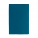 Libreta de papel piedra resistente al agua A5 con hojas lisas color azul primera vista