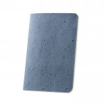 Bloc con tapas flexibles de cáscaras de café color azul
