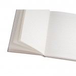 Cuaderno de tapa dura ecológico color natural cuarta vista