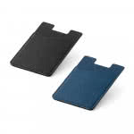 Portatarjetas de PU con cerradura RFID color azul vista colores