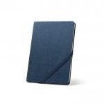 Libreta con tapa rígida en papel kraft y esquinas redondas A5 color azul