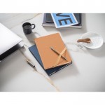 Libreta con tapa rígida en papel kraft y esquinas redondas A5 varios colores