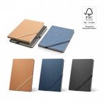 Libreta con tapa rígida en papel kraft y esquinas redondas A5 varios colores