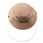 Gorro estilo safari de 100% algodón con ala ajustable vista cuarta