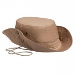 Gorro estilo safari de 100% algodón con ala ajustable vista segunda