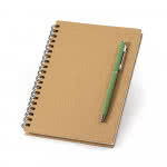 Libreta B6 papel imán para boli color natural segunda vista