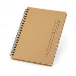 Libreta B6 papel imán para boli color natural