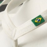 Chanclas con logo y con la bandera de Brasil Brasileiras