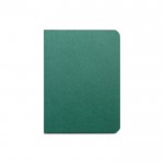 Bloc de notas de papel reciclado color verde oscuro primera vista