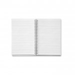 Libreta con tratamiento antibacterias color blanco tercera vista
