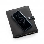 Carpeta con cargador inalámbrico color negro quinta vista