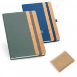 Cuadernos publicidad A5 en bolsa color gris vista colores