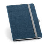 Cuadernos A5 con tapa forrada  color azul segunda vista