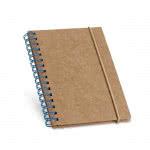 Cuaderno de anillas de color A6 color azul claro