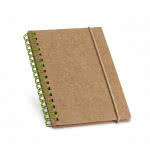 Cuaderno de anillas de color A6 color verde claro