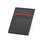 Libreta corporativa en caja de presentación color rojo en caja