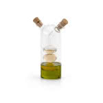 Aceitera y vinagrera todo en uno color transparente