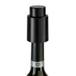 Tapón de vino que hace el vacío color negro con logo