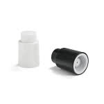 Tapón de vino que hace el vacío color blanco vista productos