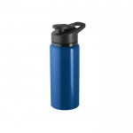 Botella deportiva de aluminio reciclado con cierre ”flip top” 660ml color azul marino