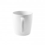 Taza de cerámica en color blanco con asa y acabado brillante 450ml color blanco segunda vista