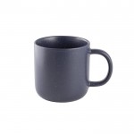 Taza de cerámica para café con acabado mate y efecto rústico 90ml color azul marino primera vista