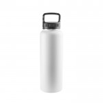 Botella de acero inoxidable 90% reciclado con doble pared 1,2L color blanco